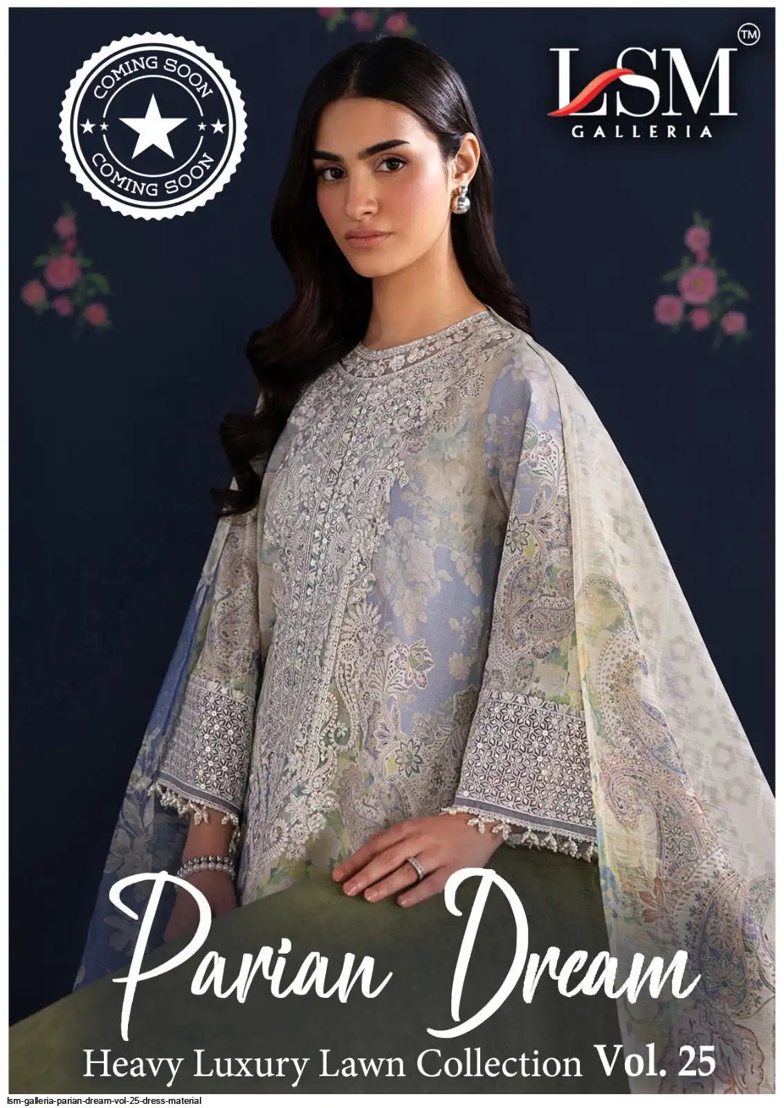 LSM GALLERIA PARIAN DREAM VOL 25 DRESS MATERIAL