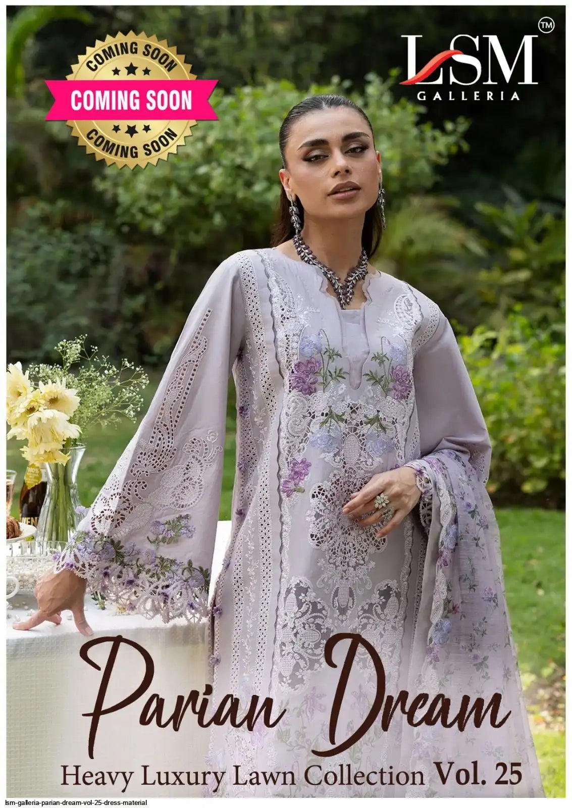 LSM GALLERIA PARIAN DREAM VOL 25 DRESS MATERIAL
