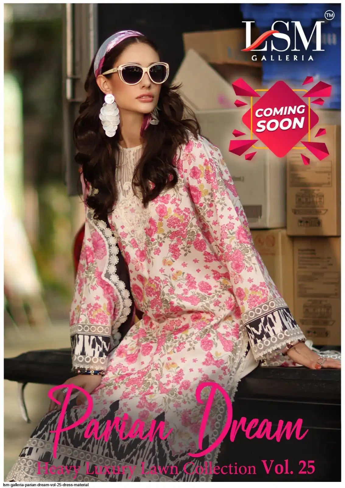 LSM GALLERIA PARIAN DREAM VOL 25 DRESS MATERIAL