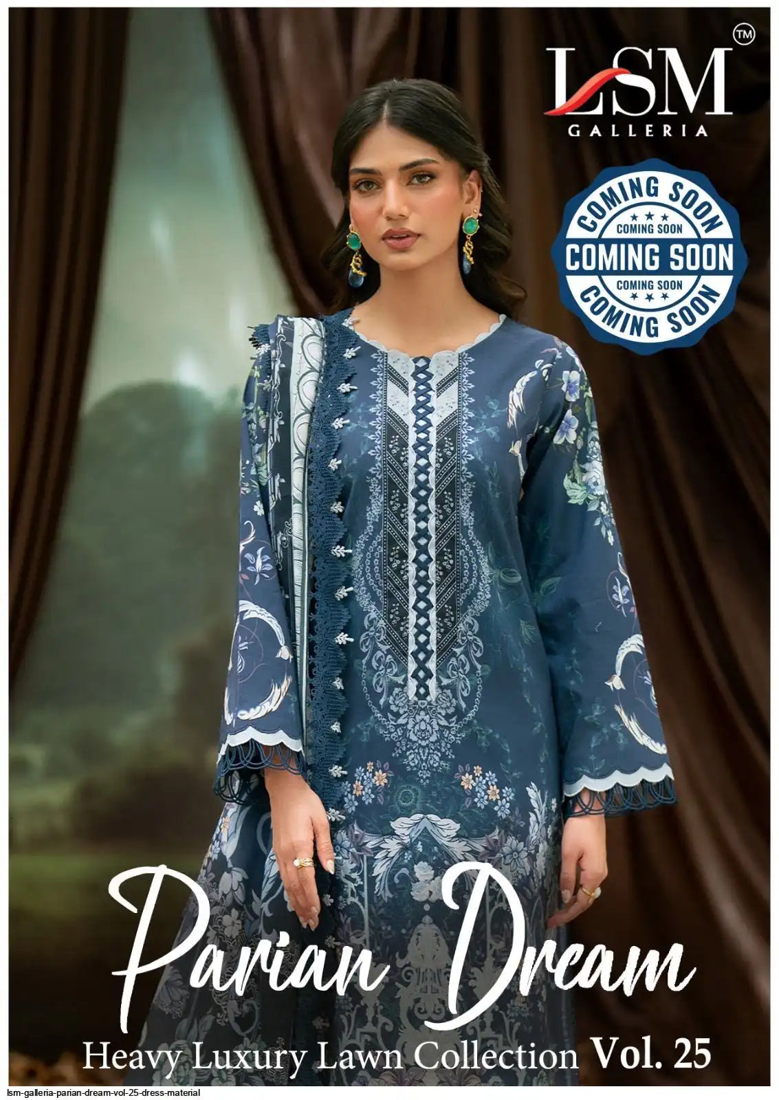 LSM GALLERIA PARIAN DREAM VOL 25 DRESS MATERIAL