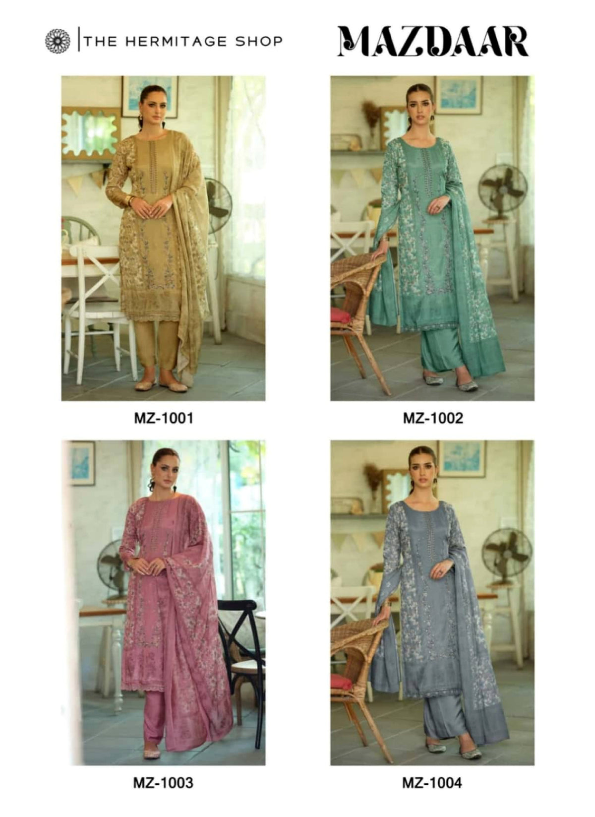 Mazdaar Pure Cotton 4 Pcs Set