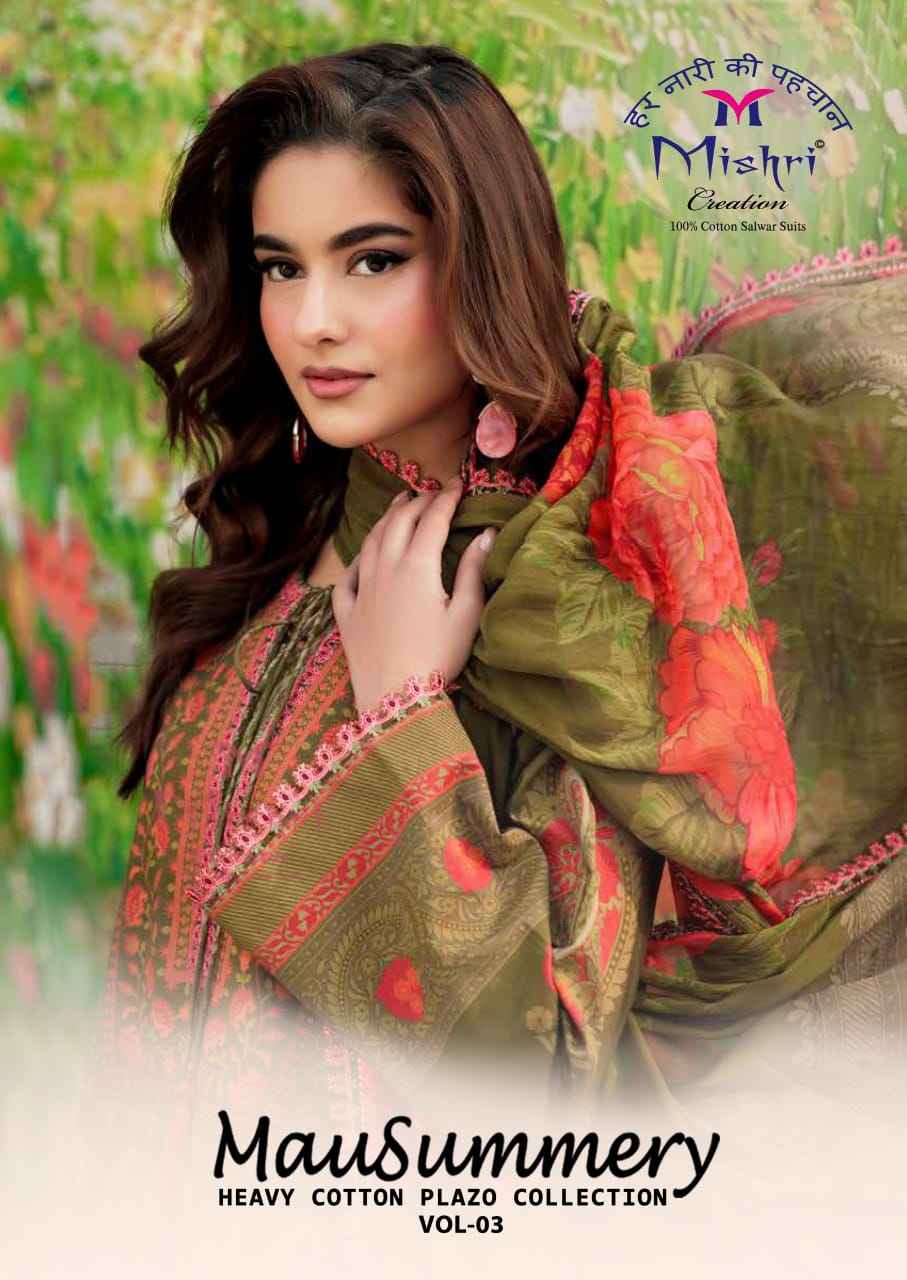 Mishri Creation Mausummery Vol 3 Cotton Dress Material 6 pcs Catalogue