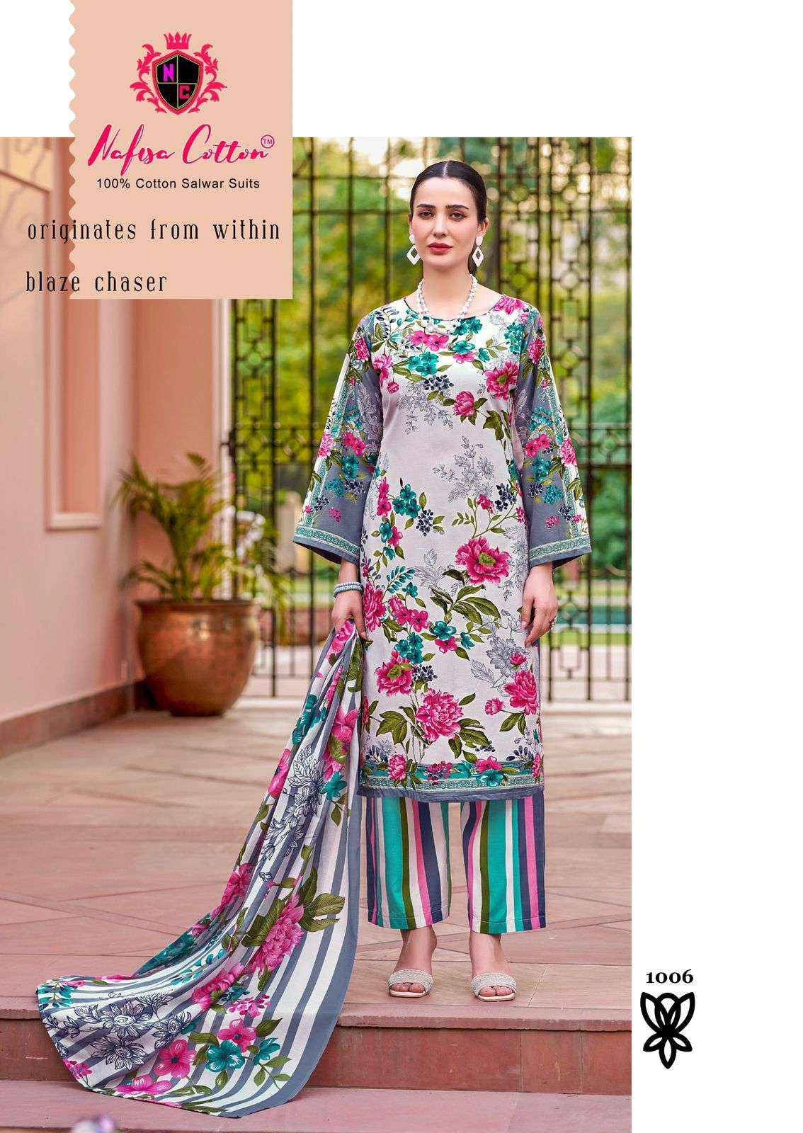 Nafisa Cotton Majestic Cotton Dress Material 6 pcs Catalogue