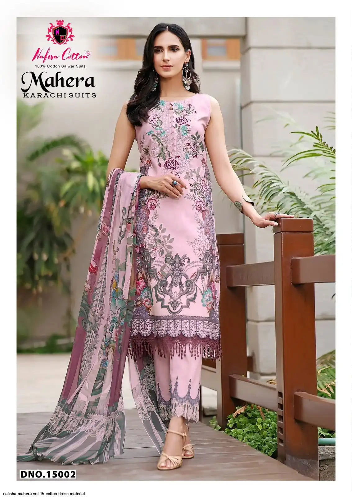 NAFISHA MAHERA VOL 15 COTTON DRESS MATERIAL