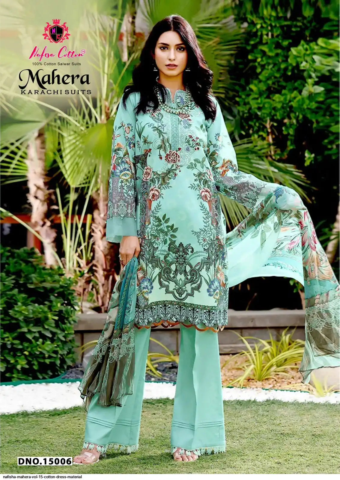 NAFISHA MAHERA VOL 15 COTTON DRESS MATERIAL