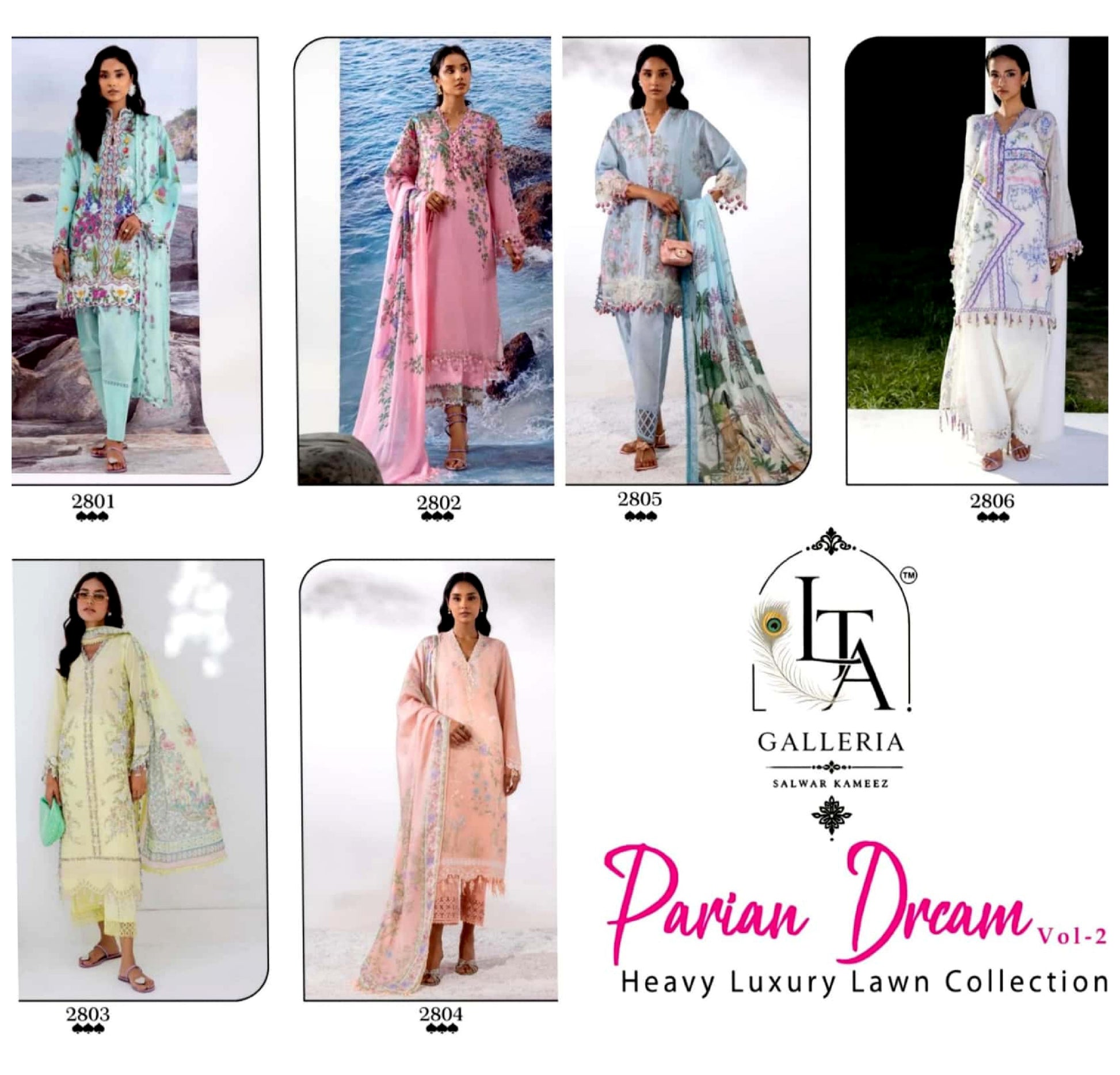 Parian Dream Vol-2 Pure Cotton 6 Pcs Set