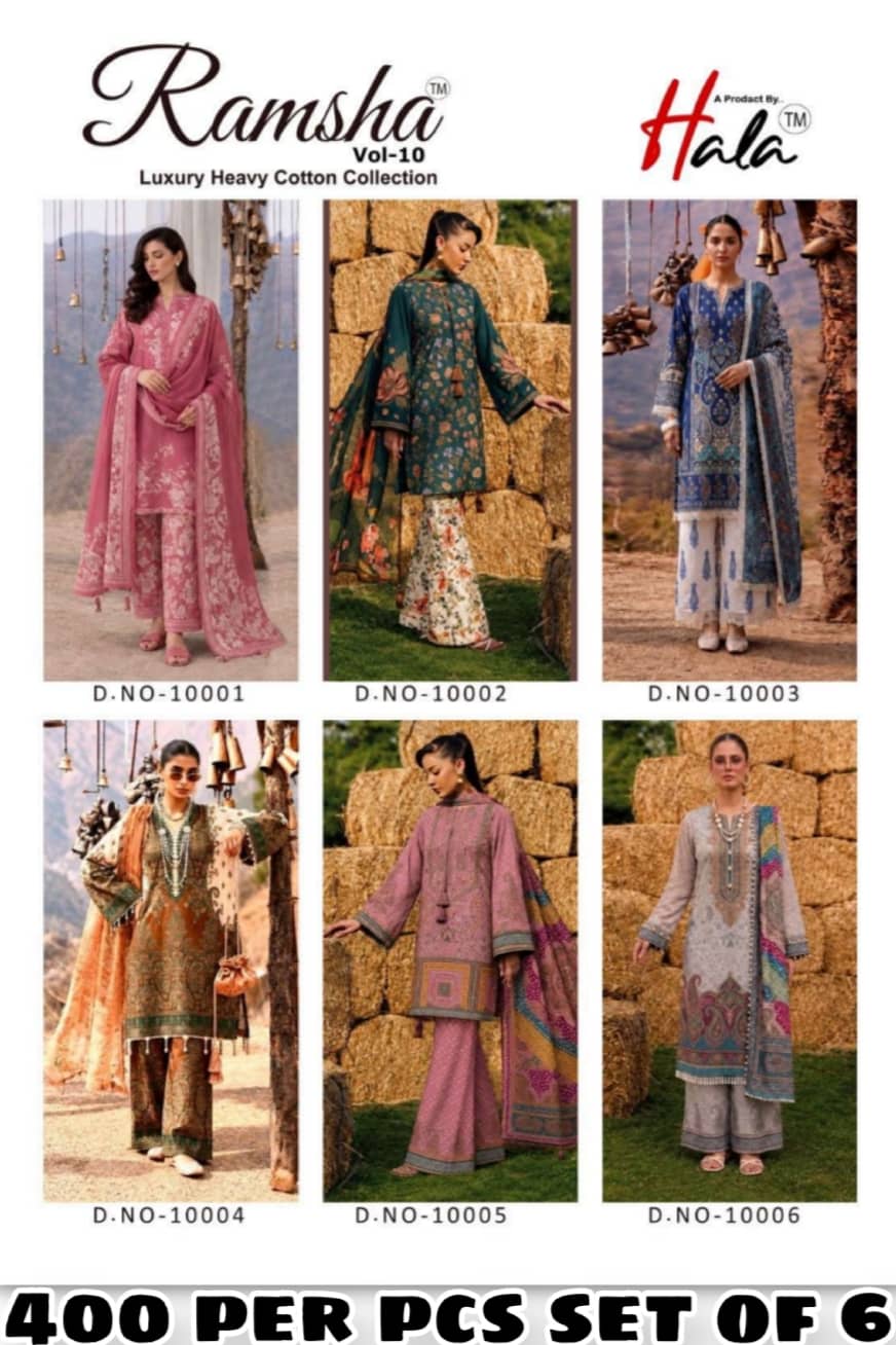 Ramsha Vol.10 - Hala Pure Cotton catalogue