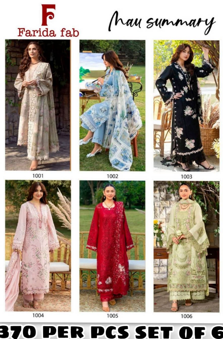 Mau Summary - Farida Fab Pure Cotton catalogue