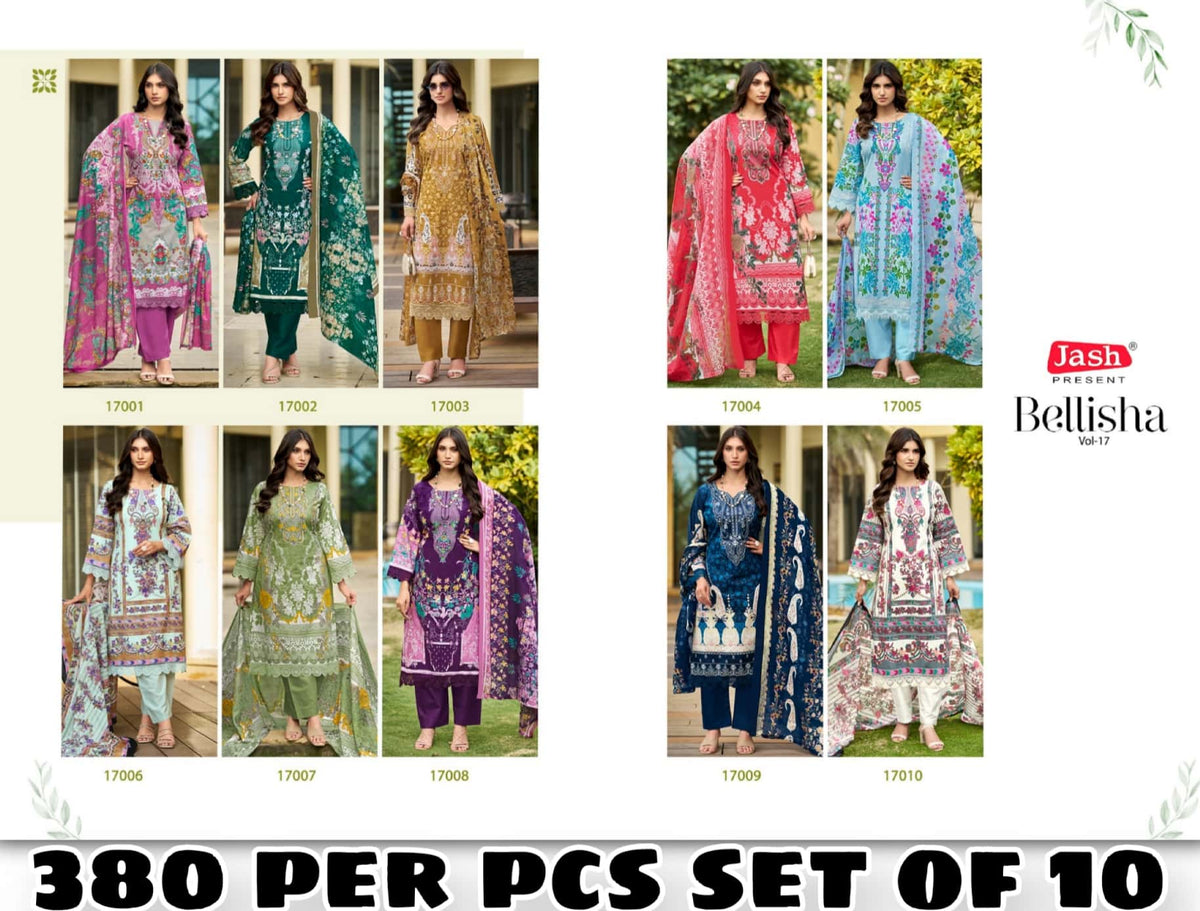 Jash Bellisha Vol.17 Pure Cotton catalogue