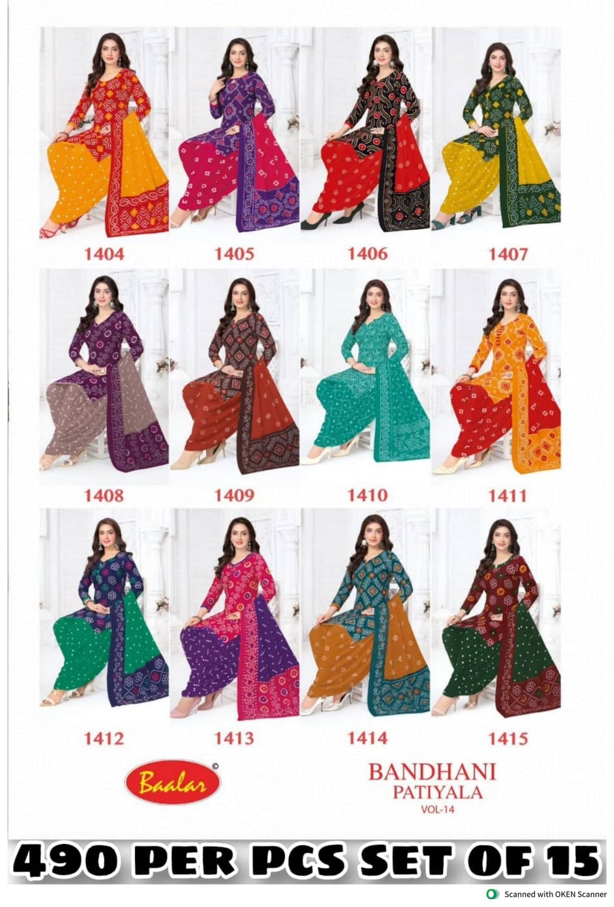 Bandhani Patiyala Vol.14 Pure Cotton catalogue