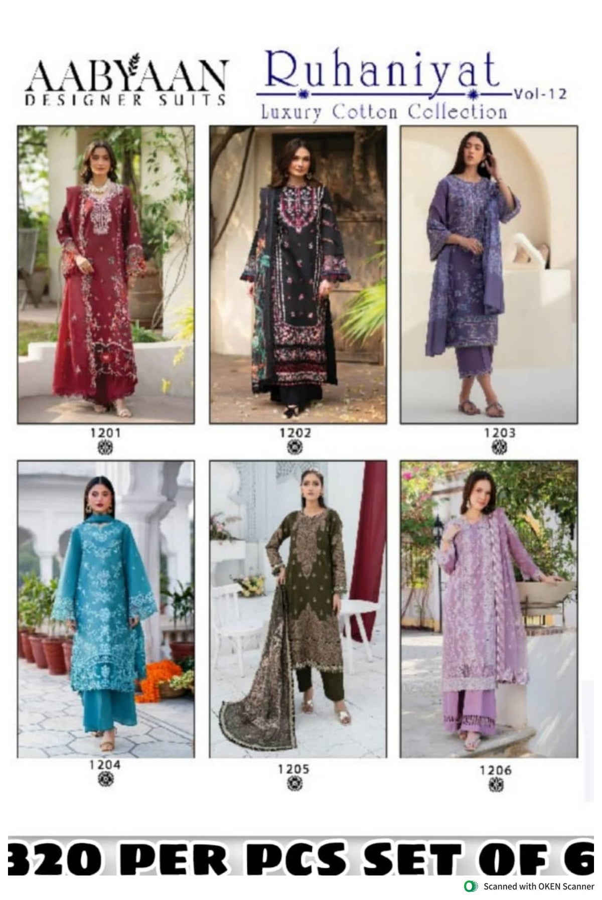 Ruhaniyat Vol.12 Pure Cotton catalogue