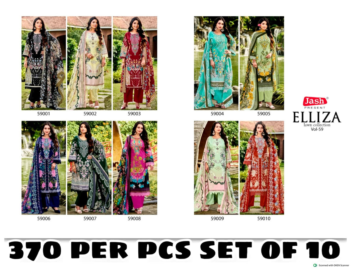 Jash Elizza Vol.59 Pure Cotton catalogue