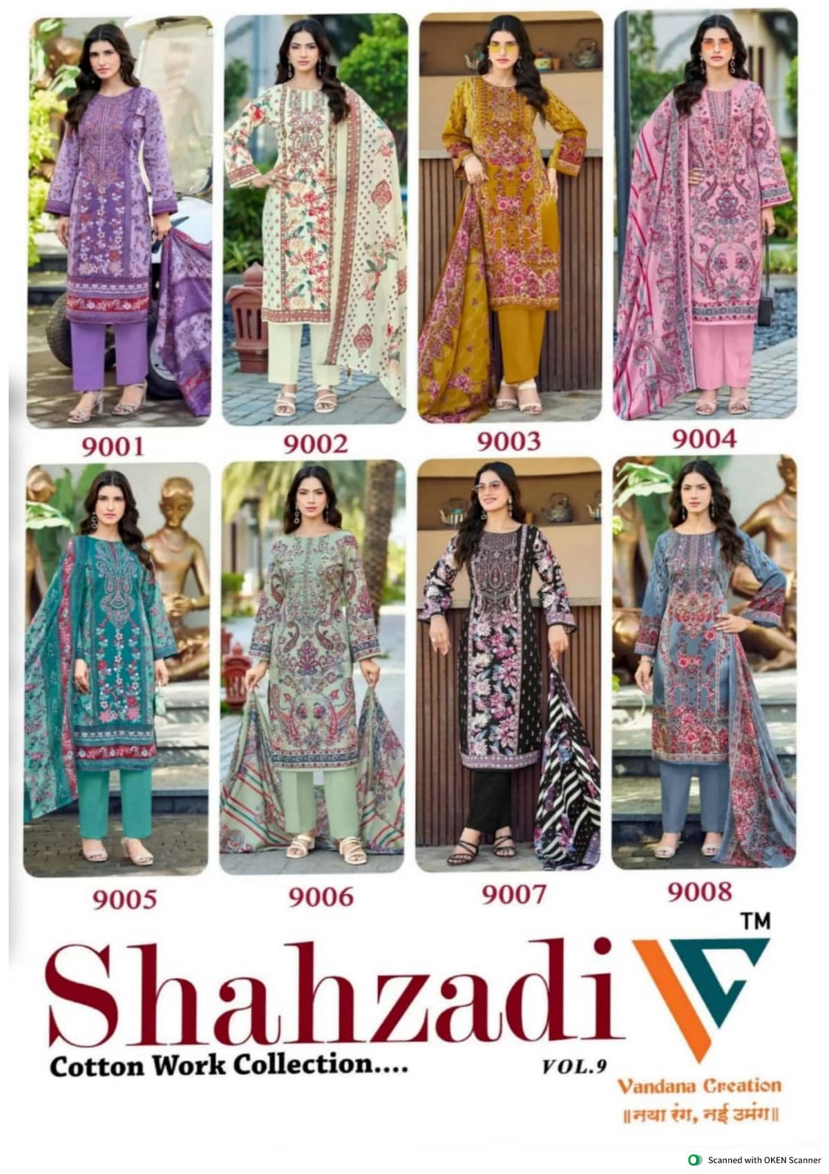 Shahzadi Vol-9 Readymade Mix Cotton