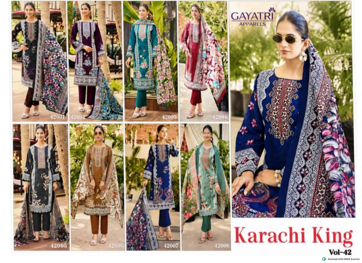 Karachi King Vol-42 Readymade Mix Cotton