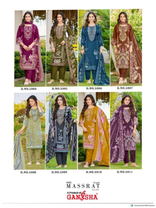 Massrat Readymade Mix Cotton