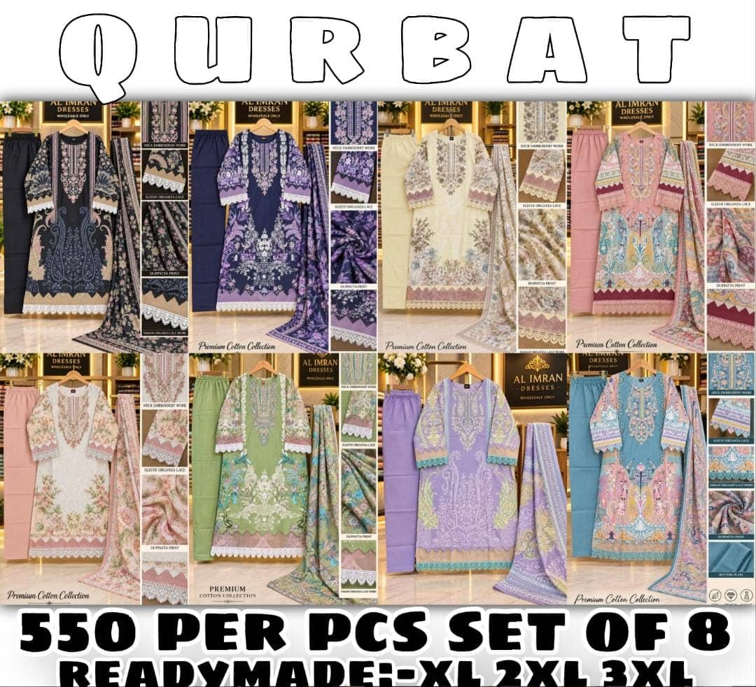Qurbat Readymade Mix Cotton catalogue