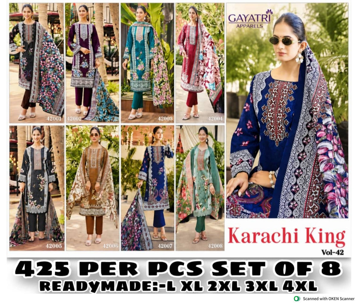 Karachi King Vol.42 Readymade Mix Cotton catalogue