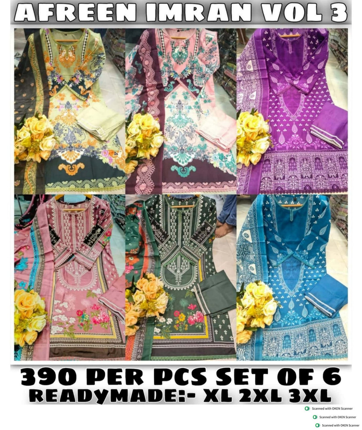 Afreen Imran Vol.3 Readymade Mix Cotton catalogue