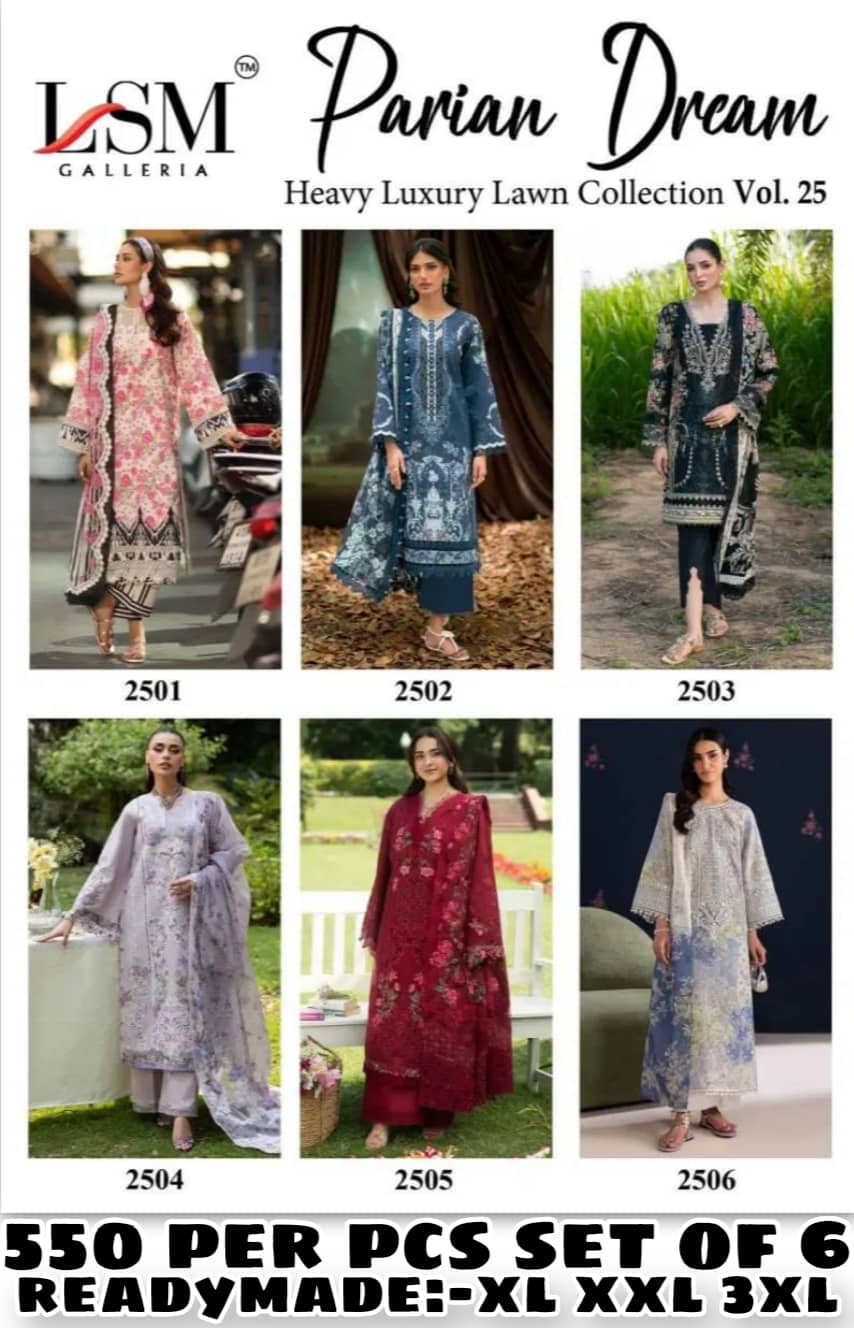 Parian Dream Vol.25 Readymade Pure Cotton catalogue