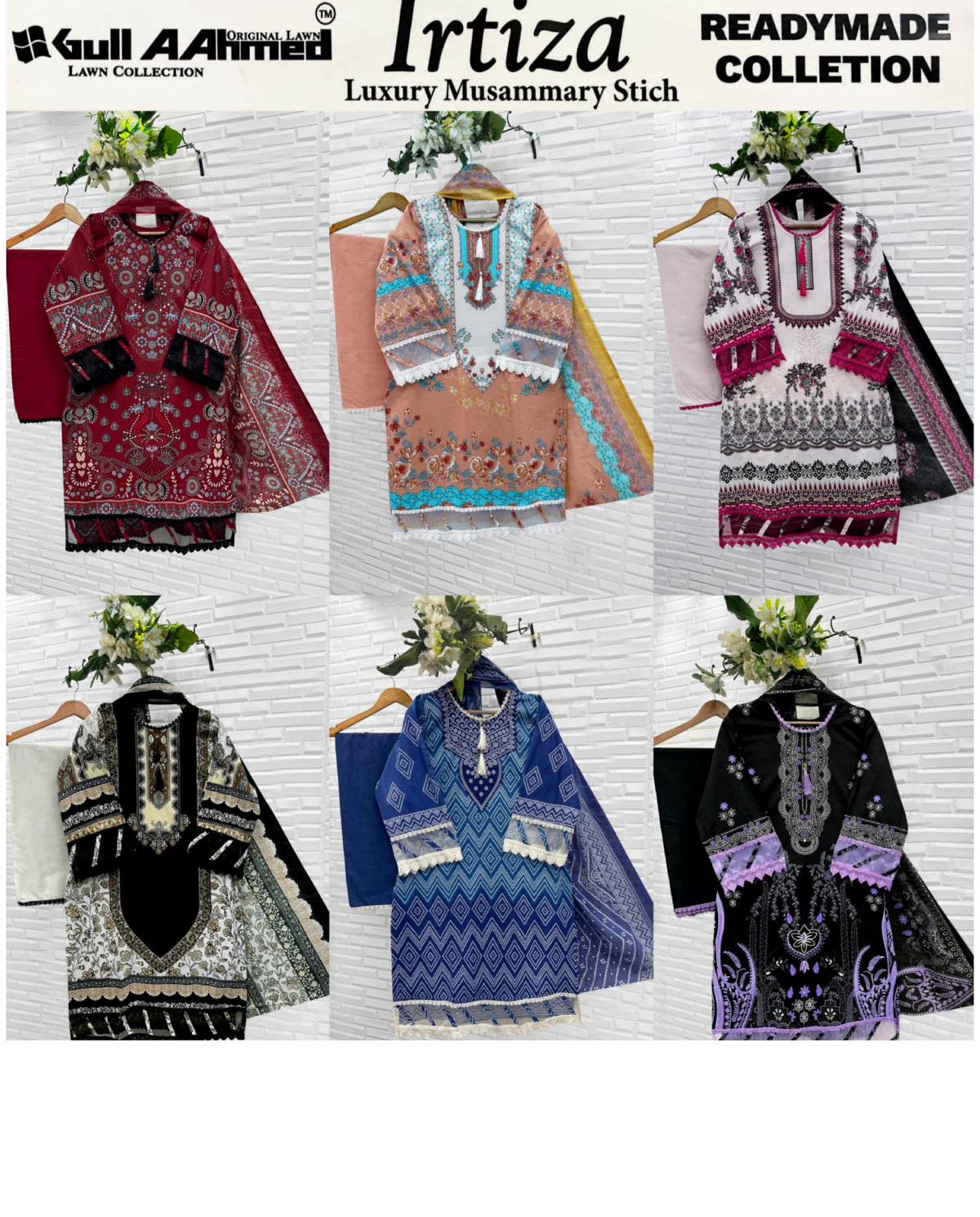 Irtiza by Gul Ahmed Readymade Pure Cotton catalogue