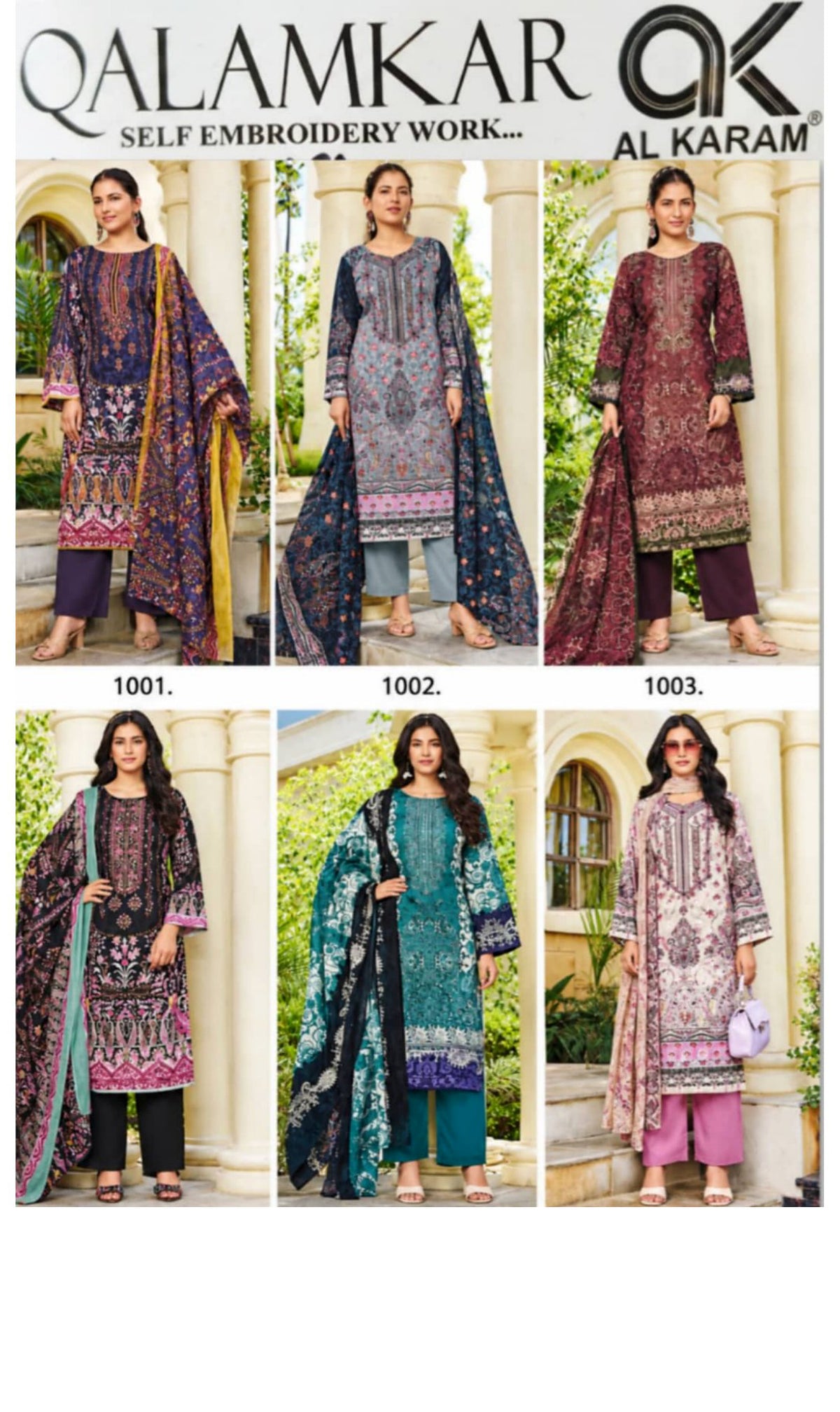 Qalamkar by Al Karam Readymade Pure Cotton catalogue