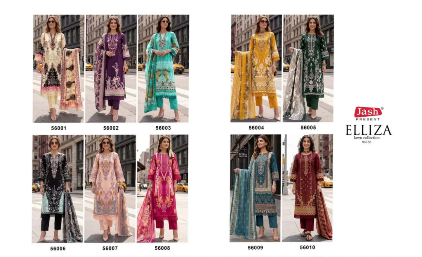 JASH PRESENT ELLIZA 56 COTTON DRESS MATERIAL