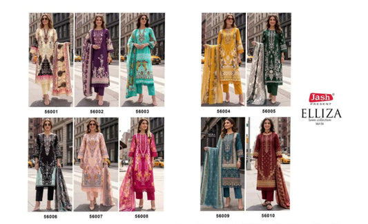 JASH PRESENT ELLIZA 56 COTTON DRESS MATERIAL