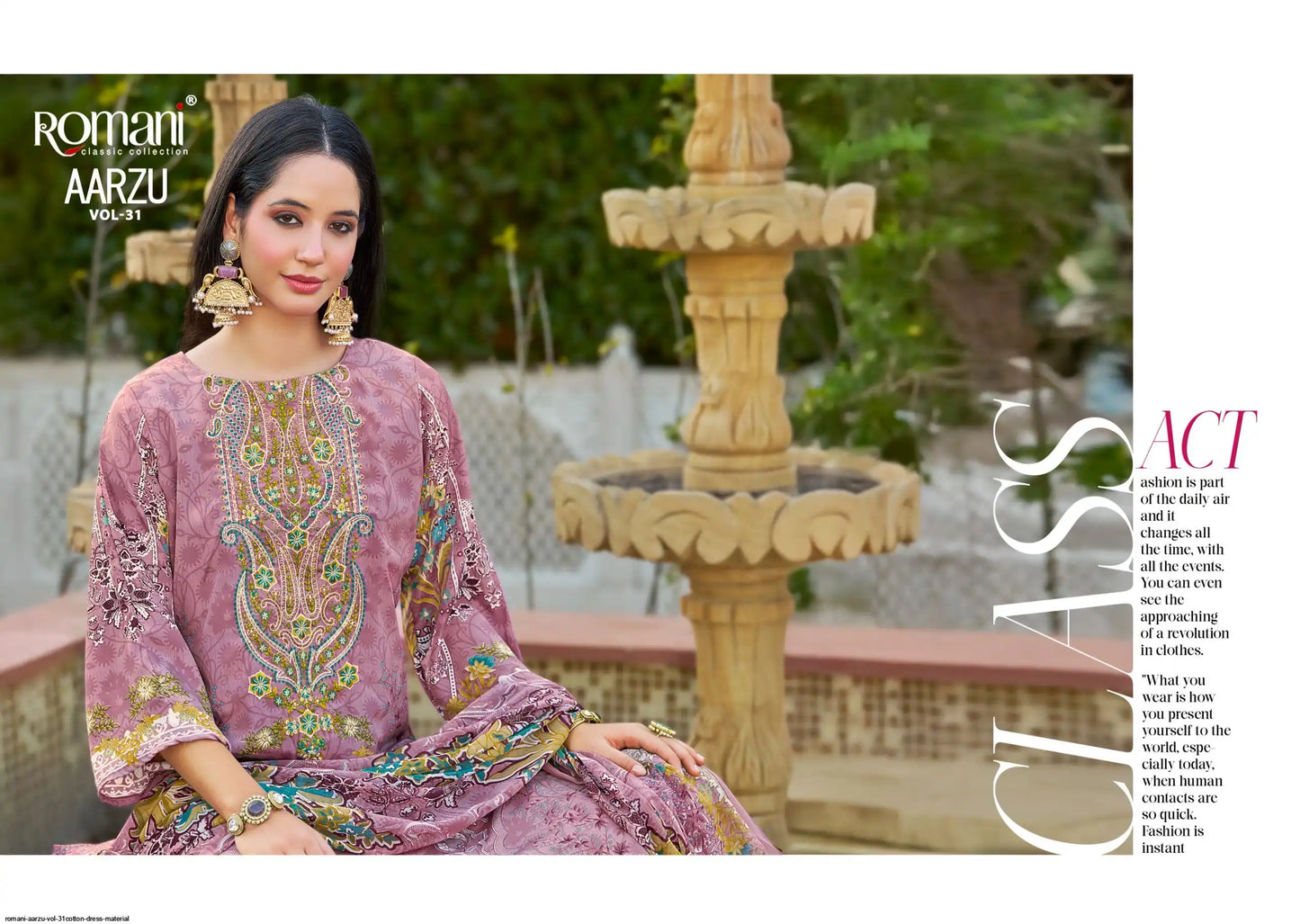 ROMANI AARZU VOL 31COTTON DRESS MATERIAL