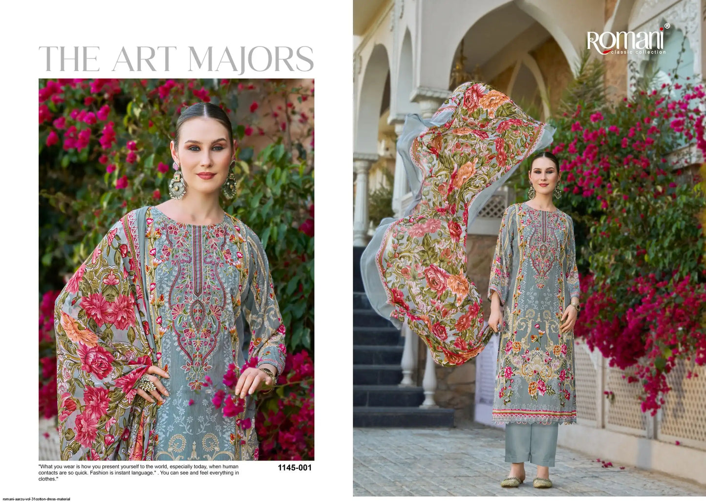 ROMANI AARZU VOL 31COTTON DRESS MATERIAL