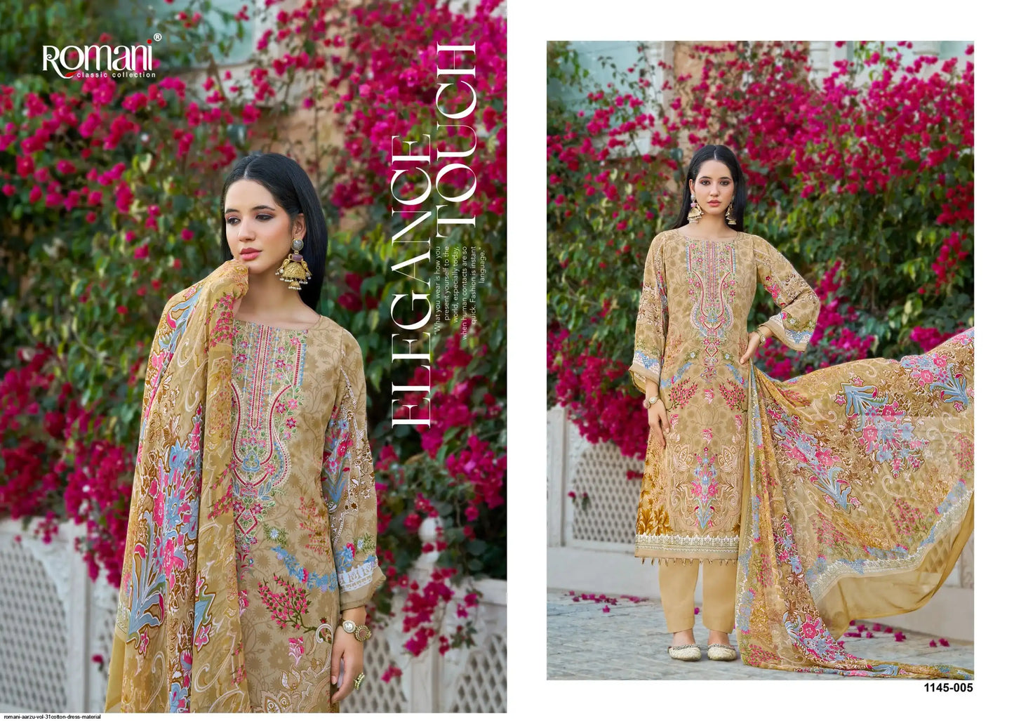 ROMANI AARZU VOL 31COTTON DRESS MATERIAL