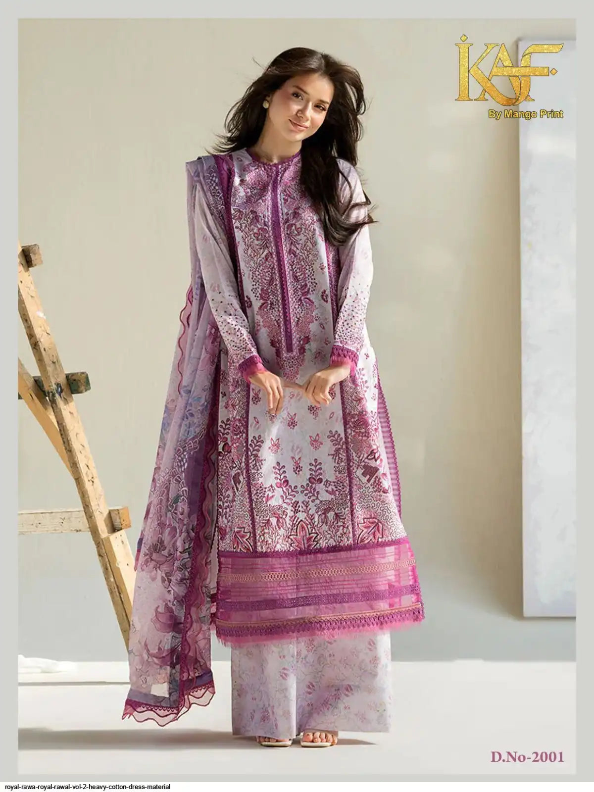 KAF ROYAL RAWA ROYAL RAWAL VOL 2 HEAVY COTTON DRESS MATERIAL