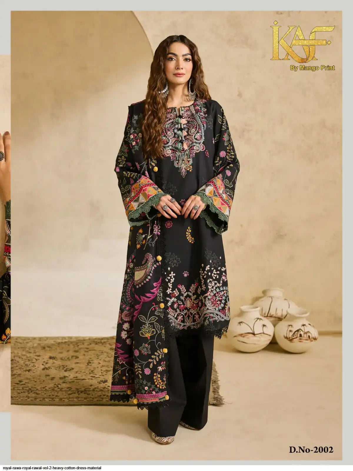 KAF ROYAL RAWA ROYAL RAWAL VOL 2 HEAVY COTTON DRESS MATERIAL