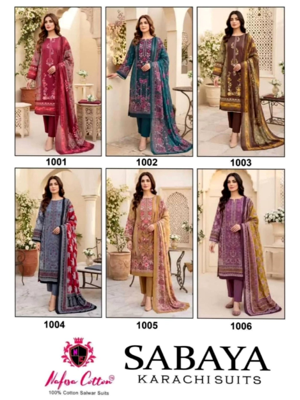 Sabaya Mix Cotton Unstitched Suit Material