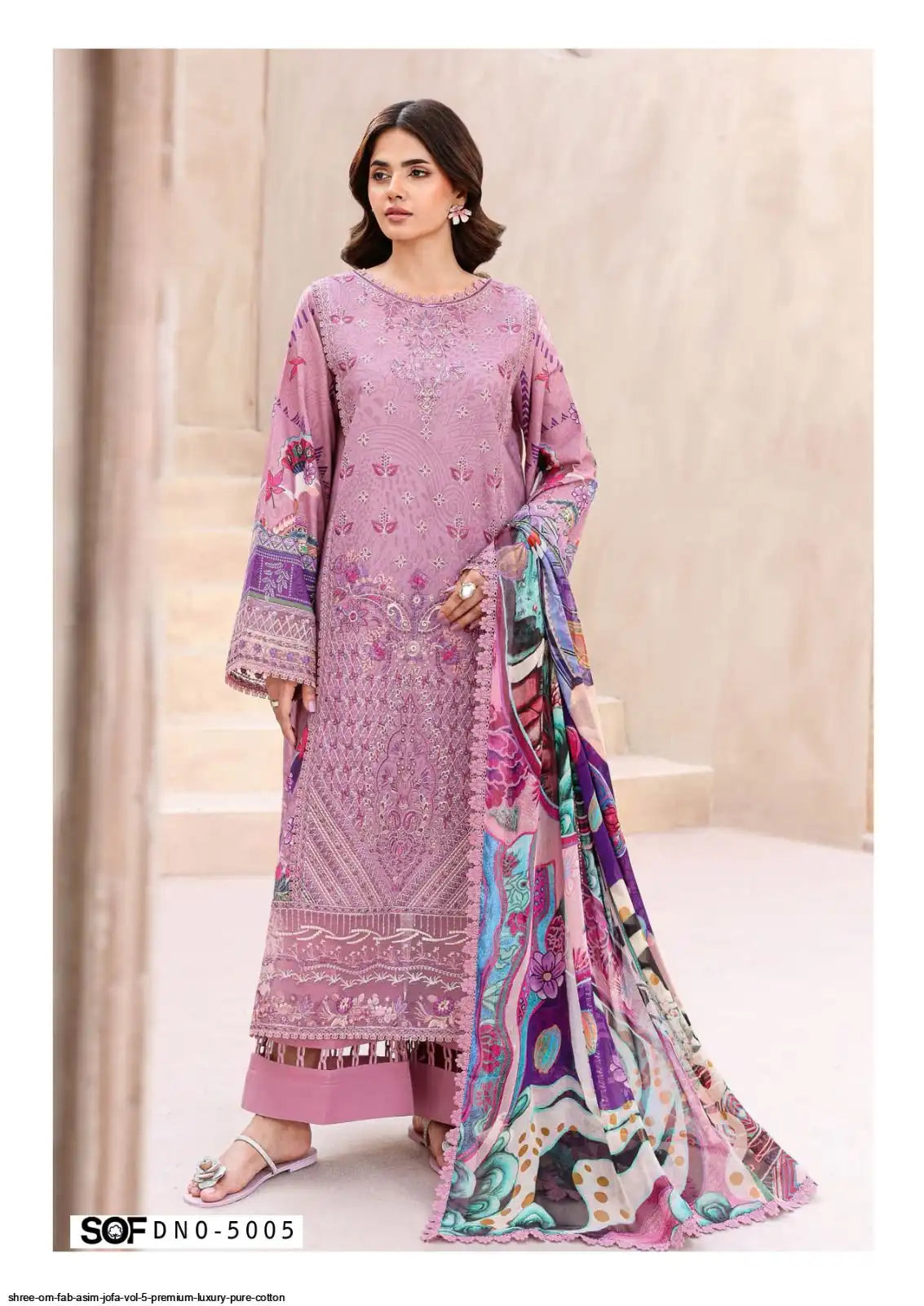 SHREE OM FAB ASIM JOFA VOL 5 PREMIUM LUXURY PURE COTTON DRESS MATERIAL
