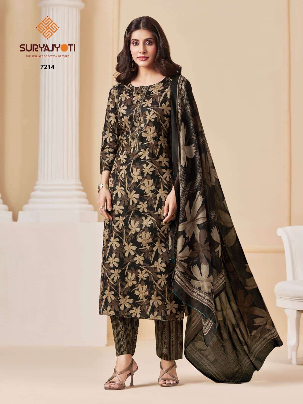SURYAJYOTI TRENDY COTTON VOL 72 TOP BOTTOM DUPATTA ALL COTTON