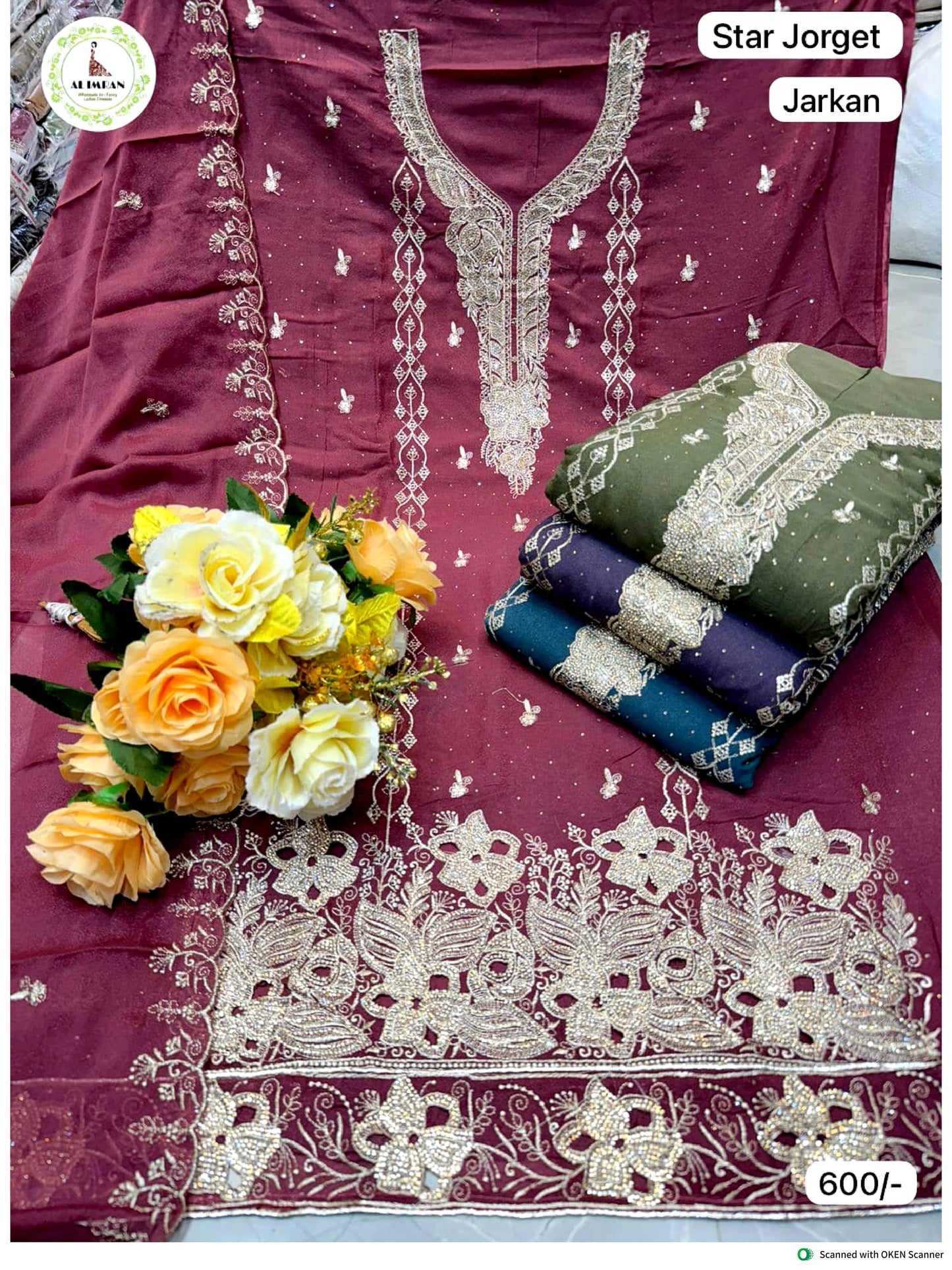 Star Georgette Jarkan Work Suit