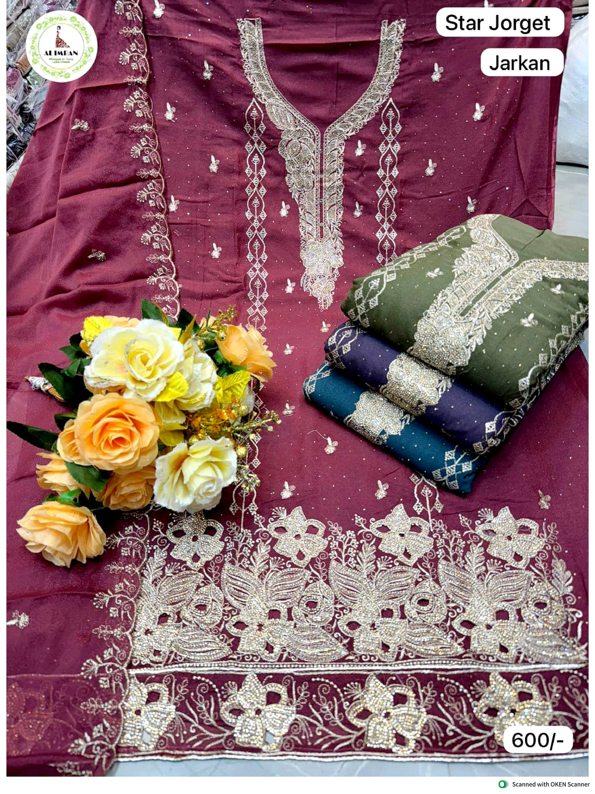 Star Georgette Jarkan Work Suit
