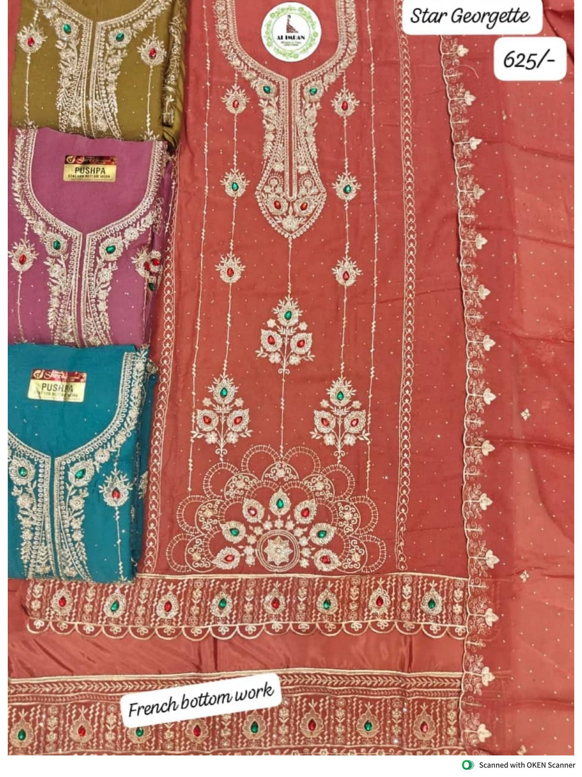 Star Georgette Georgette Work Suit catalogue