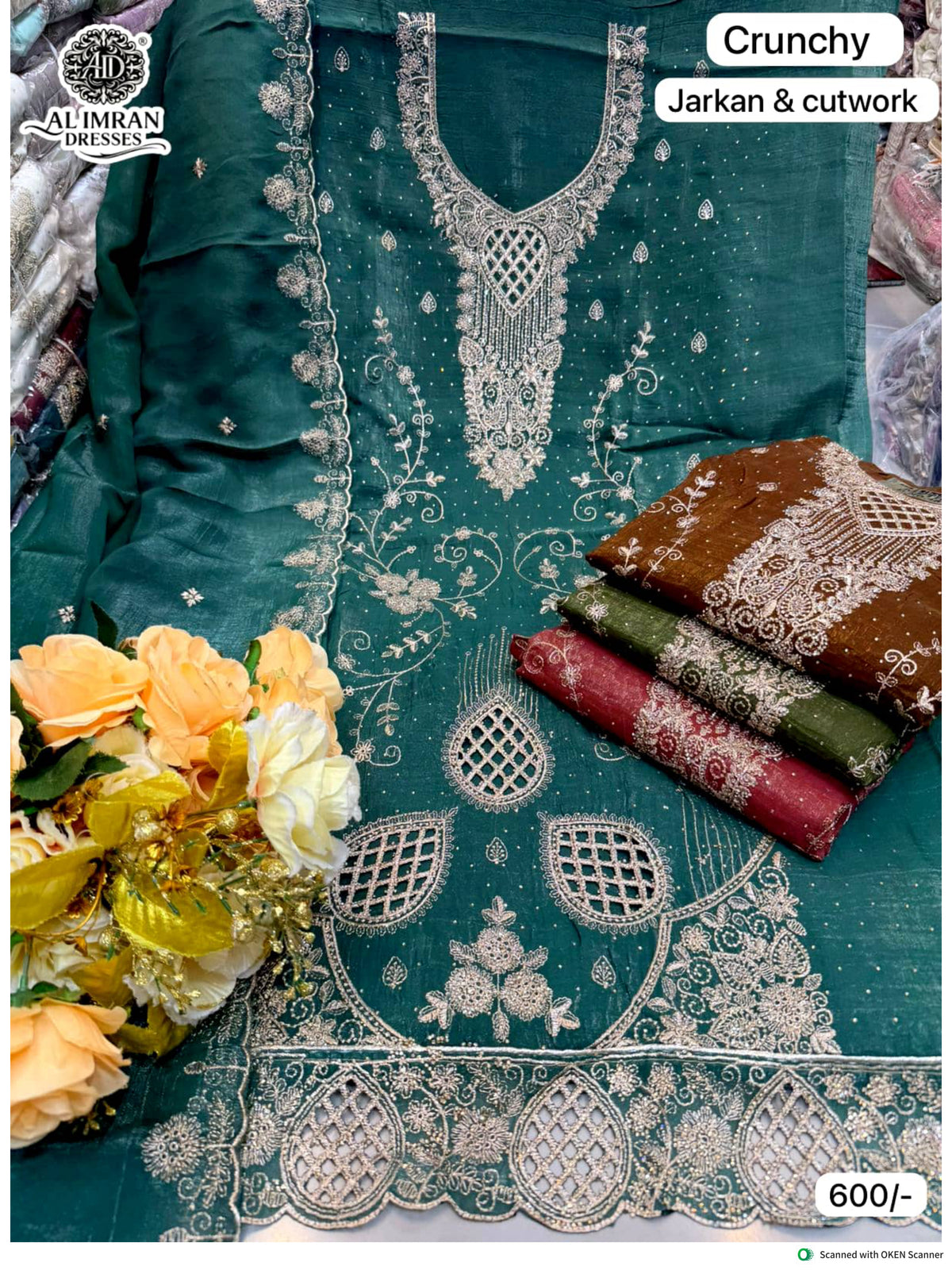 Crunchy Jarkan Cutwork Work Suit