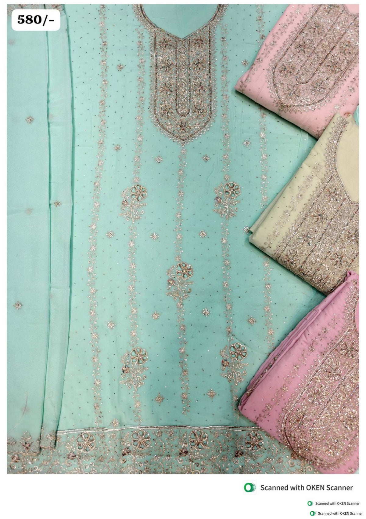 Embroidered Work Suit 22