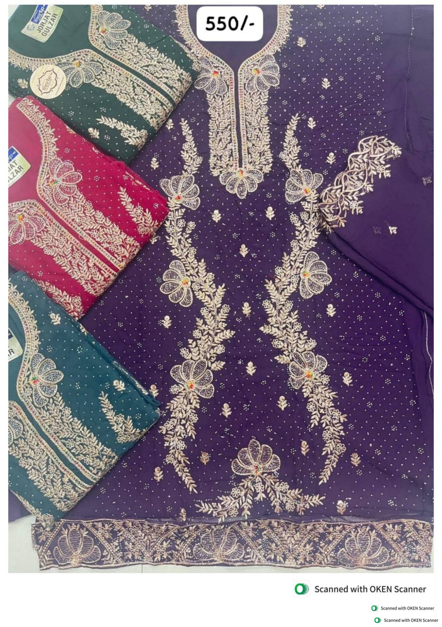 Embroidered Work Suit 23