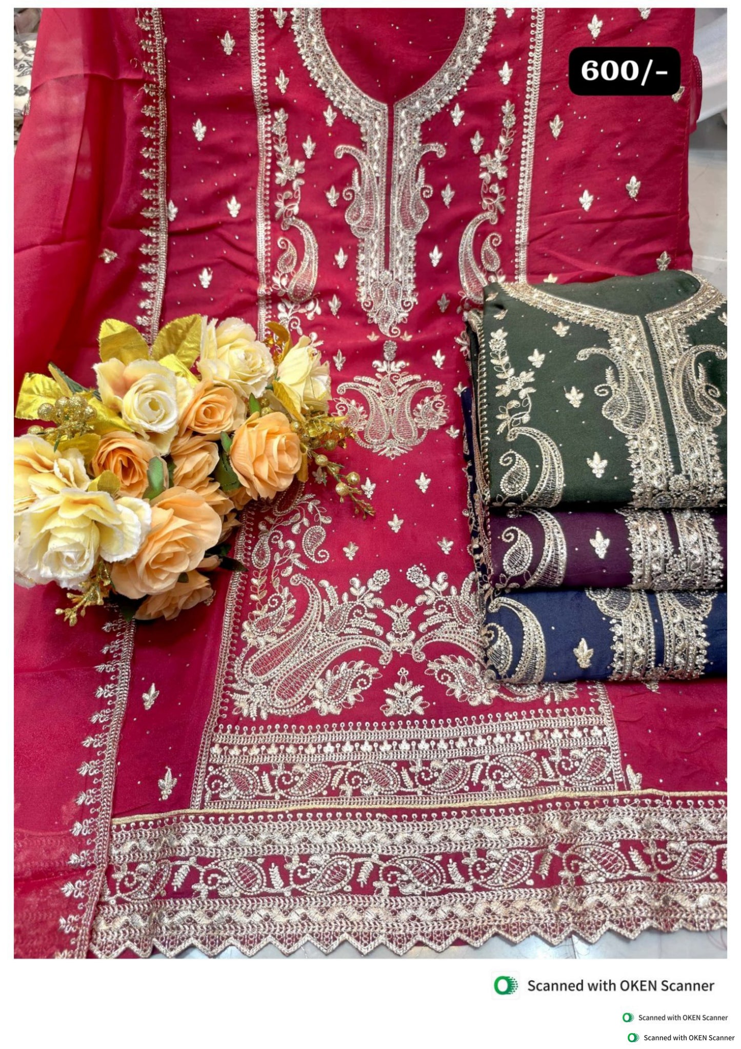 Embroidered Work Suit 26