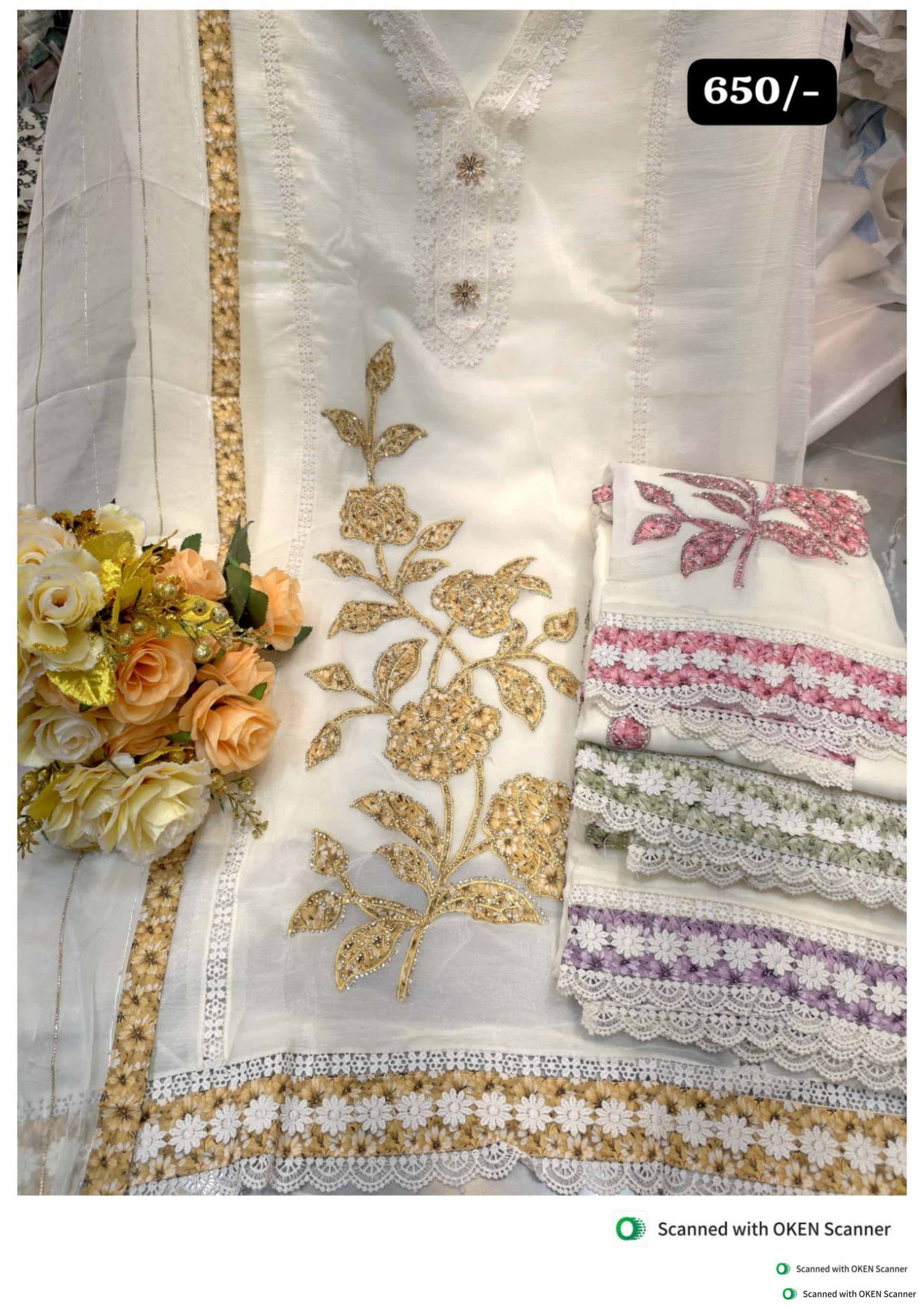 Embroidered Work Suit 29