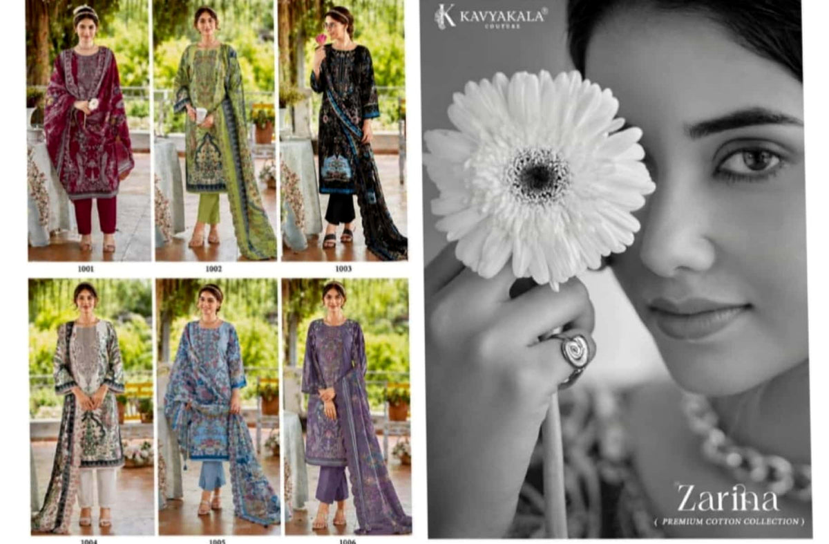 Zarina Premium Cotton Collection Pure Cotton 6 Pcs Set